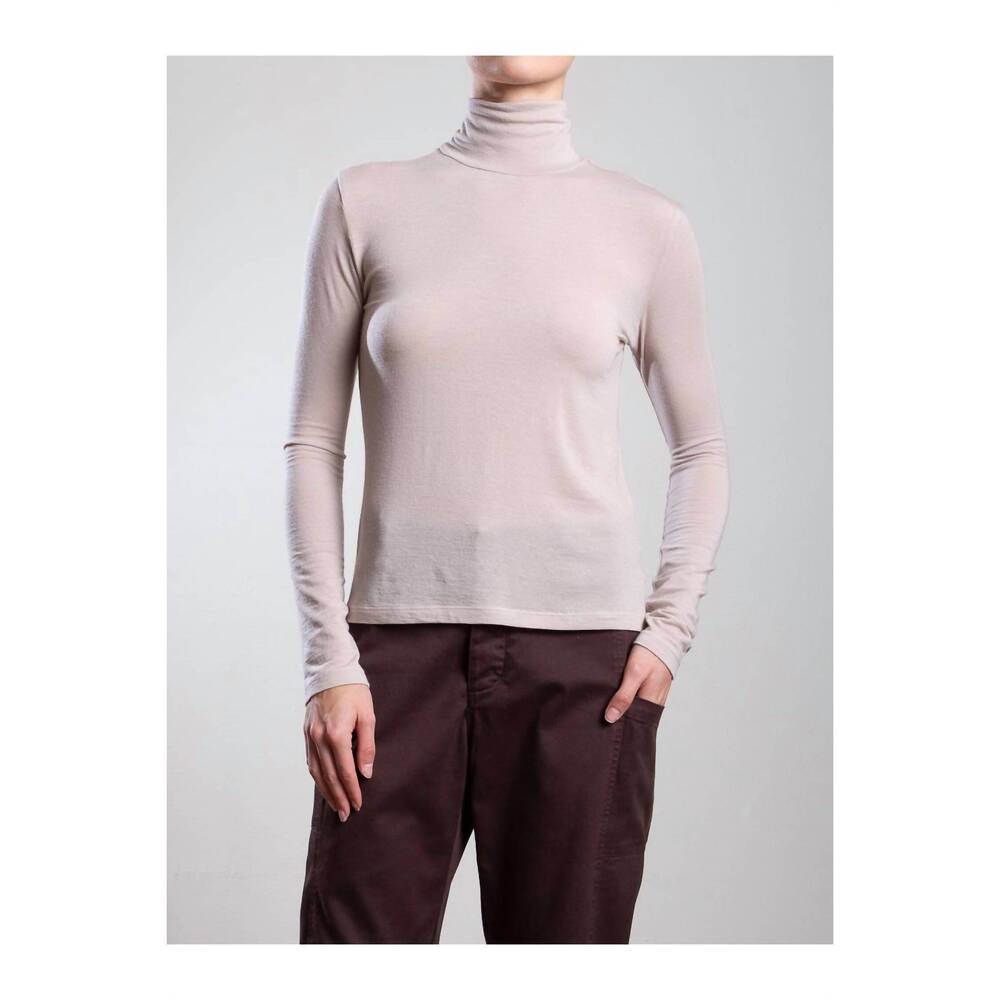NEW PHARAOH shiloh turtleneck top in nude
